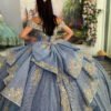 Tulle Lace Quinceanera Dresses Princess Ball Gown Sweet 16 Party Dresses