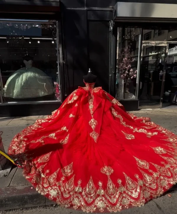 Princess Sweetheart Tulle Appliques Quinceanera Dresses for Sweet 16