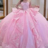 Princess Quinceanera Dresses for Sweet 16 Tulle Lace Appliqued Prom Party Dresses
