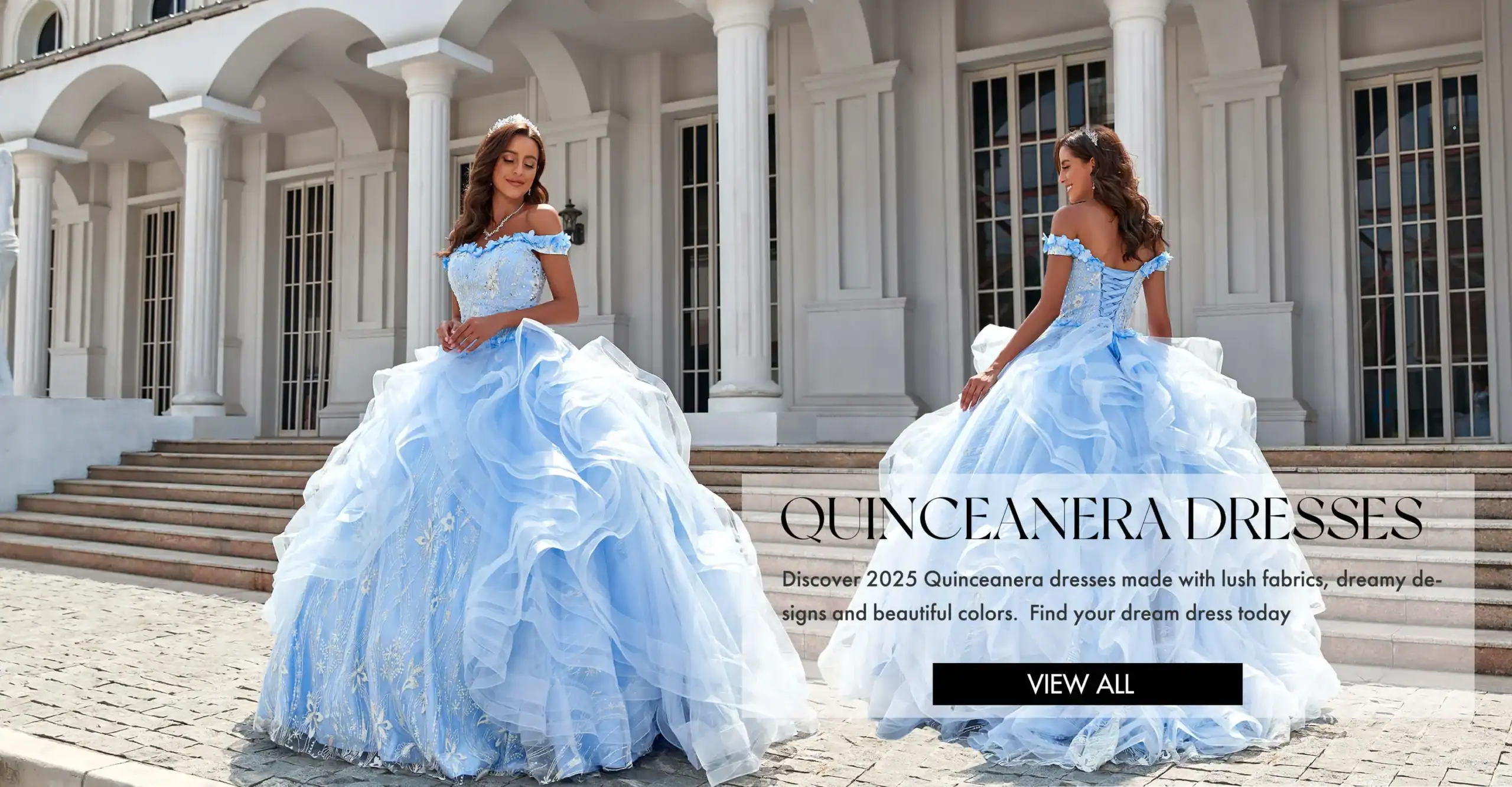 Lavender ball gown wedding dress with floral lace embellishments and sheer puff sleeves. Perfect for bridal or formal occasions.